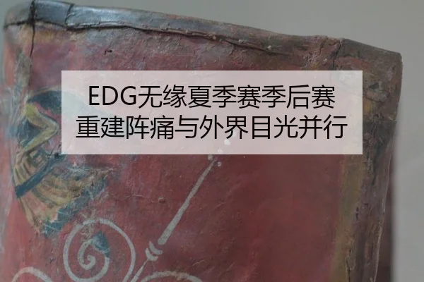 EDG无缘夏季赛季后赛 重建阵痛与外界目光并行